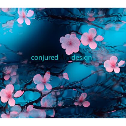 Seamless image of a spring scene
