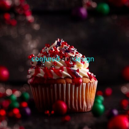 Seamless image of a cupcake photograph