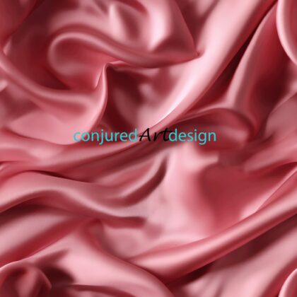 Seamless image of a pink silk pattern