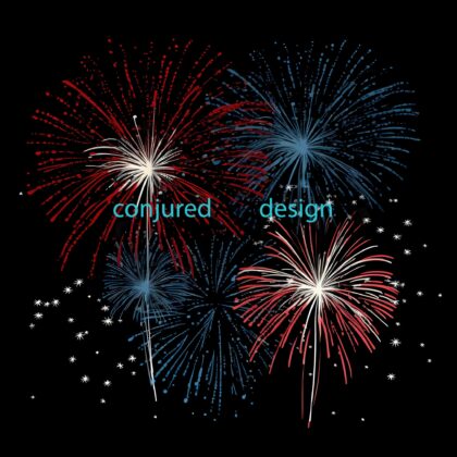Seamless image of a July 4th theme